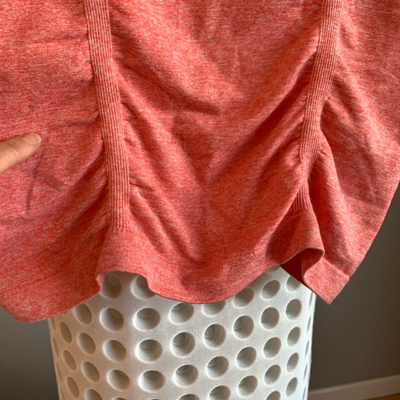 Athleta Fast Track Half Zip Top Rushed. Coral. XS - Picture 7 of 9